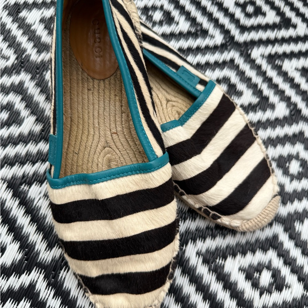Gucci Calf Hair Espadrille sz 38 US 7.5